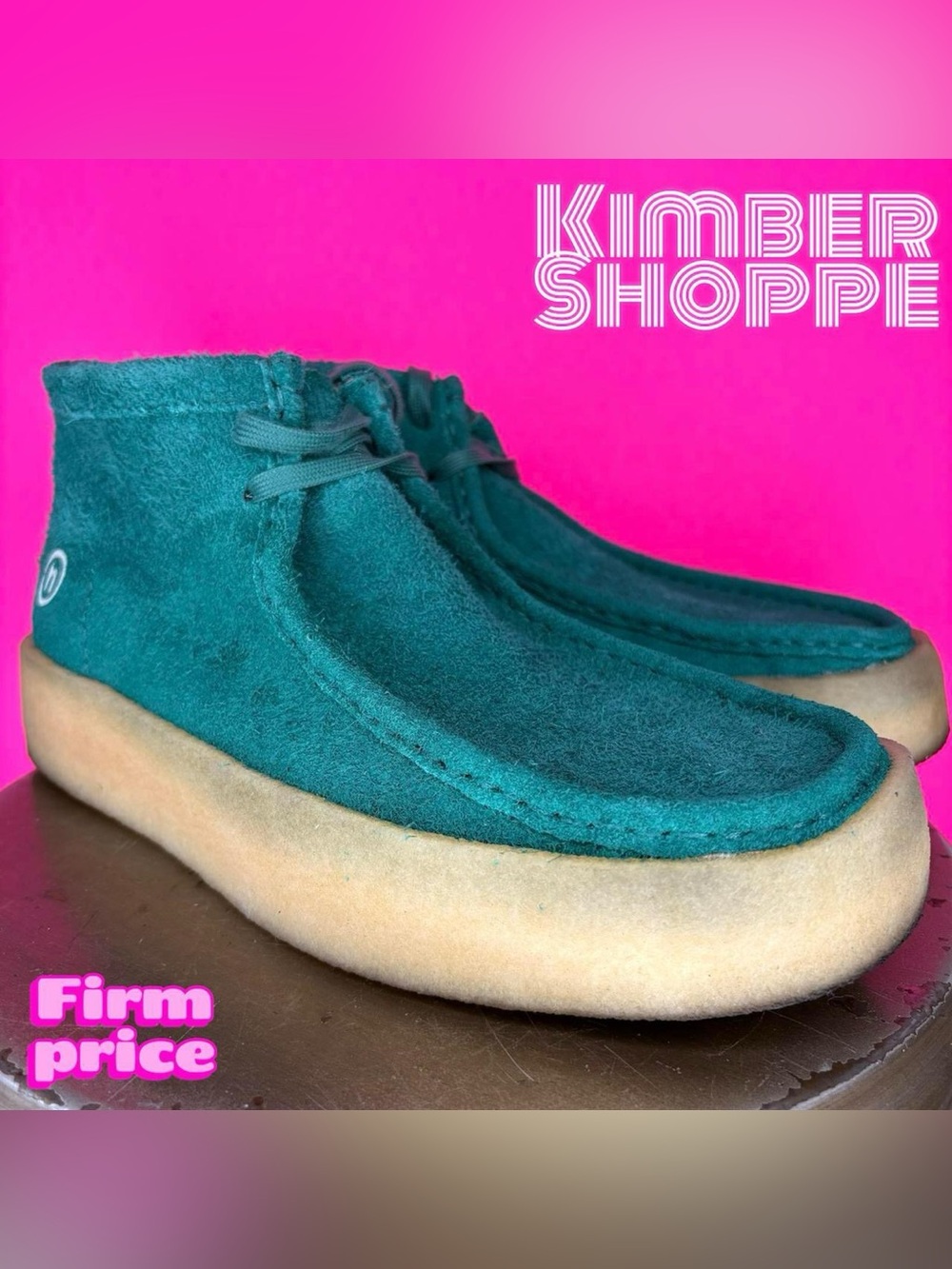 Clarks Originals x Hidden NY Green Suede Wallabee Cup Boots US 11 UK 10 EU 44.5